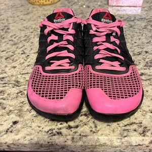 Reebok Womens Crossfit Nano Pink Kevlar Mesh Running Shoes Sneakers Size 9